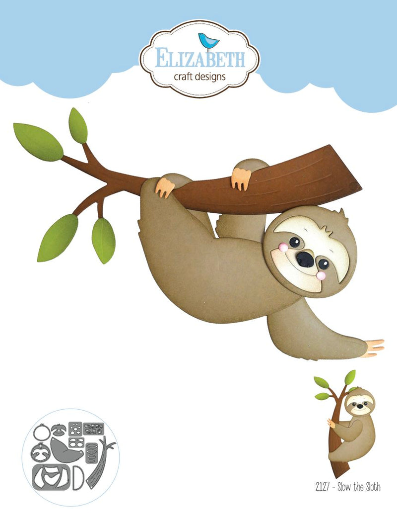 Elizabeth Craft Designs Die Set - Slow the Sloth, ECD2127