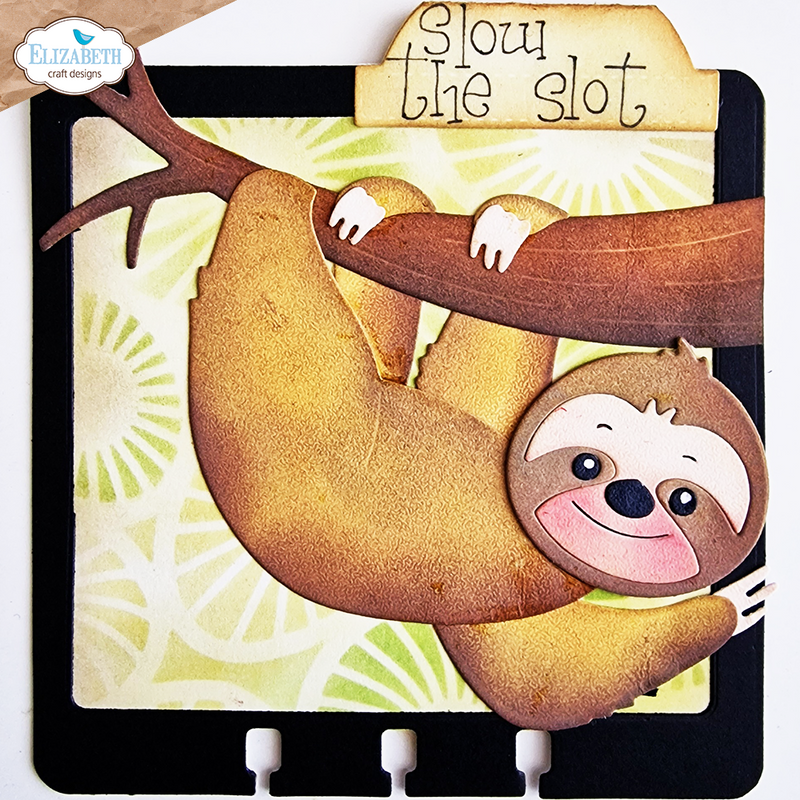 Elizabeth Craft Designs Die Set - Slow the Sloth, ECD2127