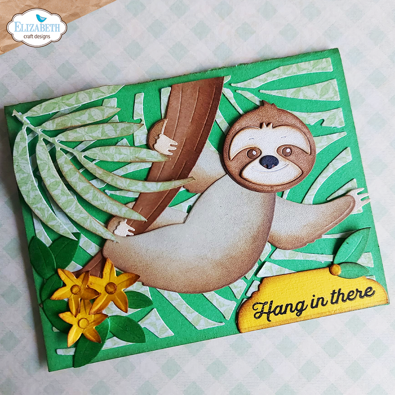 Elizabeth Craft Designs Die Set - Slow the Sloth, ECD2127