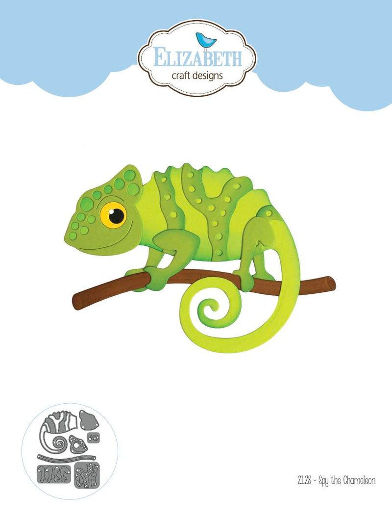 Elizabeth Craft Designs Die Set - Spy the Chameleon, ECD2128