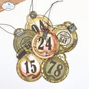 Elizabeth Craft Designs Dies - Pocket Page Fillers 2 - Full Size Postage Stamps, 2146
