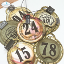 Elizabeth Craft Designs Dies - Pocket Page Fillers 2 - Full Size Postage Stamps, 2146