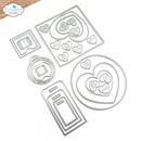 Elizabeth Craft Designs Dies - Pocket Page Fillers 2 - Full Size Postage Stamps, 2146
