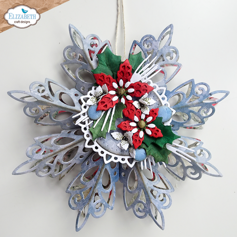 Elizabeth Craft Designs Die Set -joyous Ornament - Stars 1, 2157