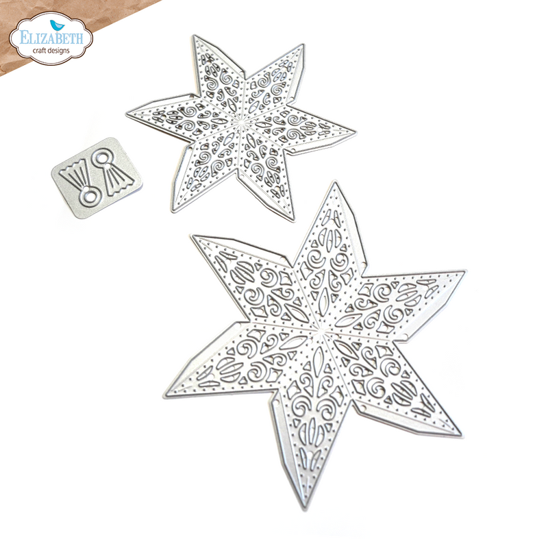 Elizabeth Craft Designs Die Set -joyous Ornament - Stars 2, 2158