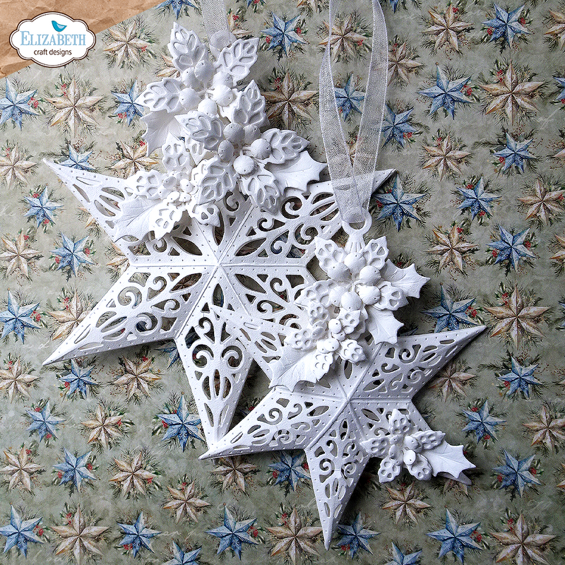 Elizabeth Craft Designs Die Set -joyous Ornament - Stars 2, 2158