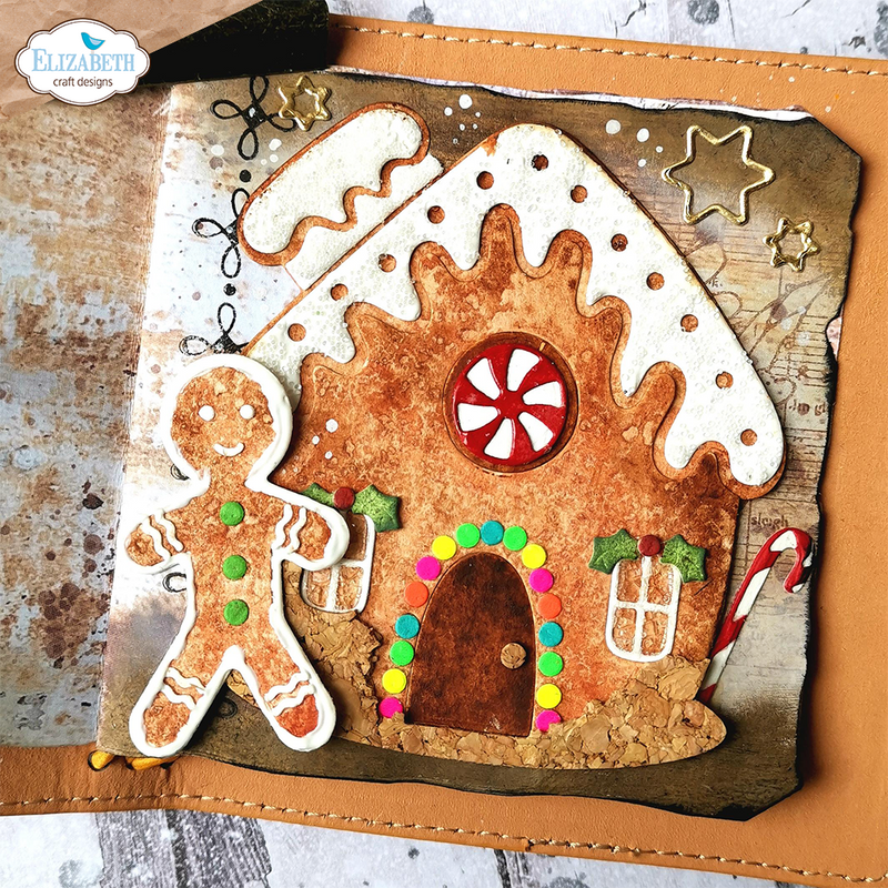 Elizabeth Craft Designs Die Set - Gingerbread House, 2165