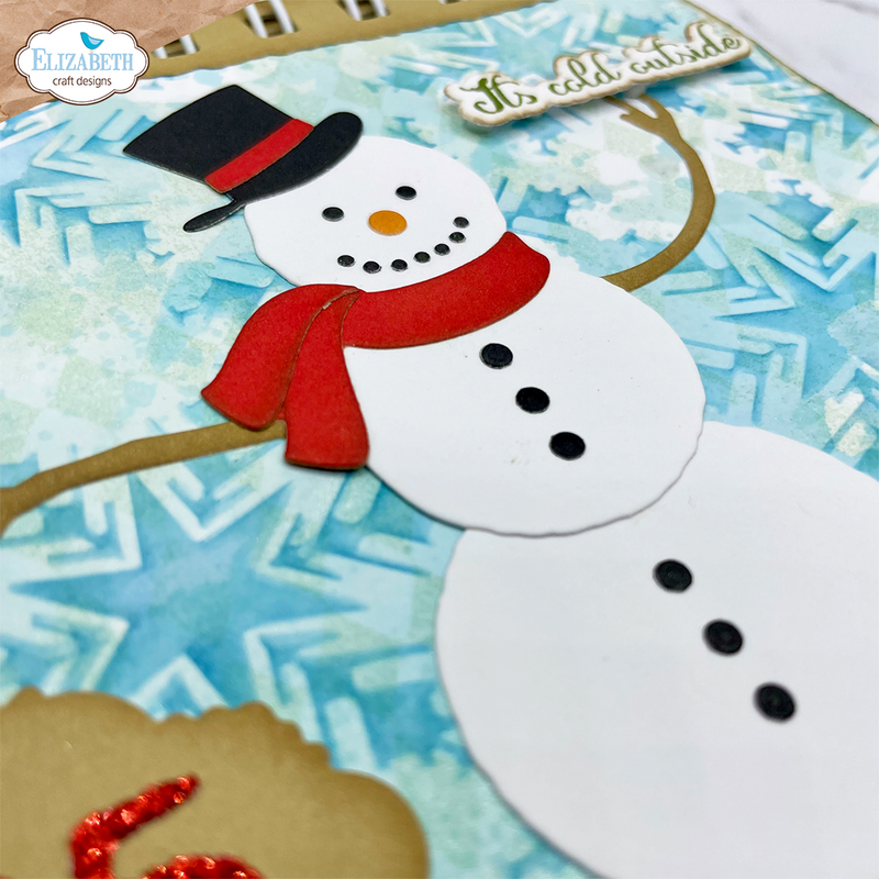 Elizabeth Craft Designs Die Set - December White, 2166