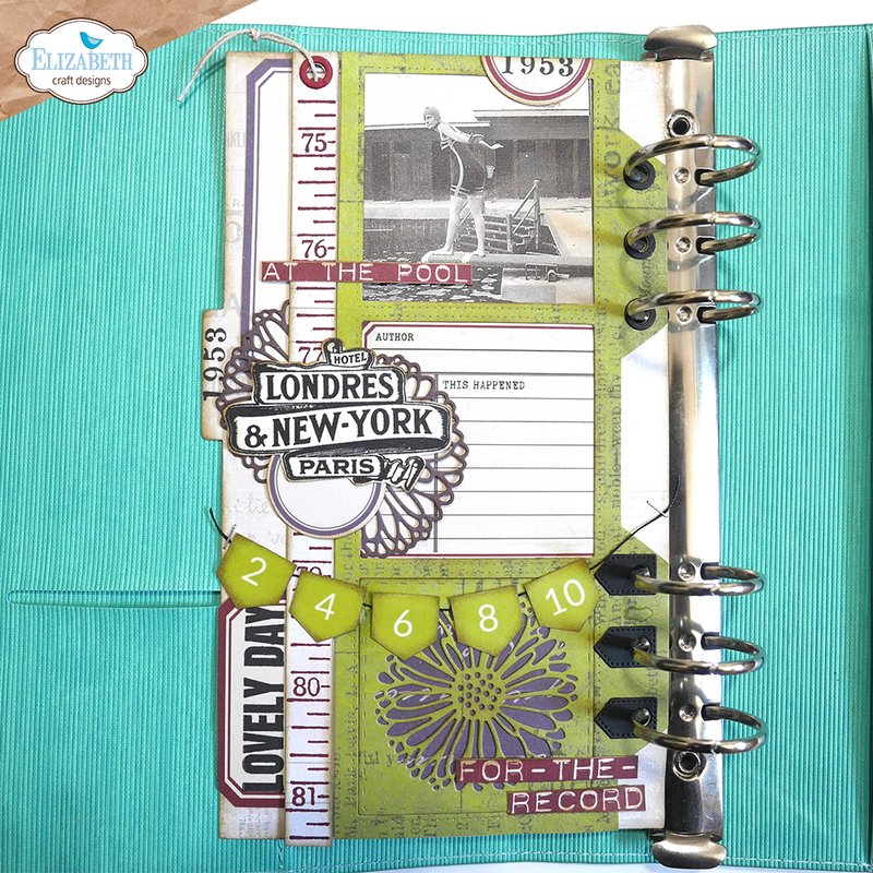 Elizabeth Craft Designs Die Set - Front Page w/Gerbera's, 2171