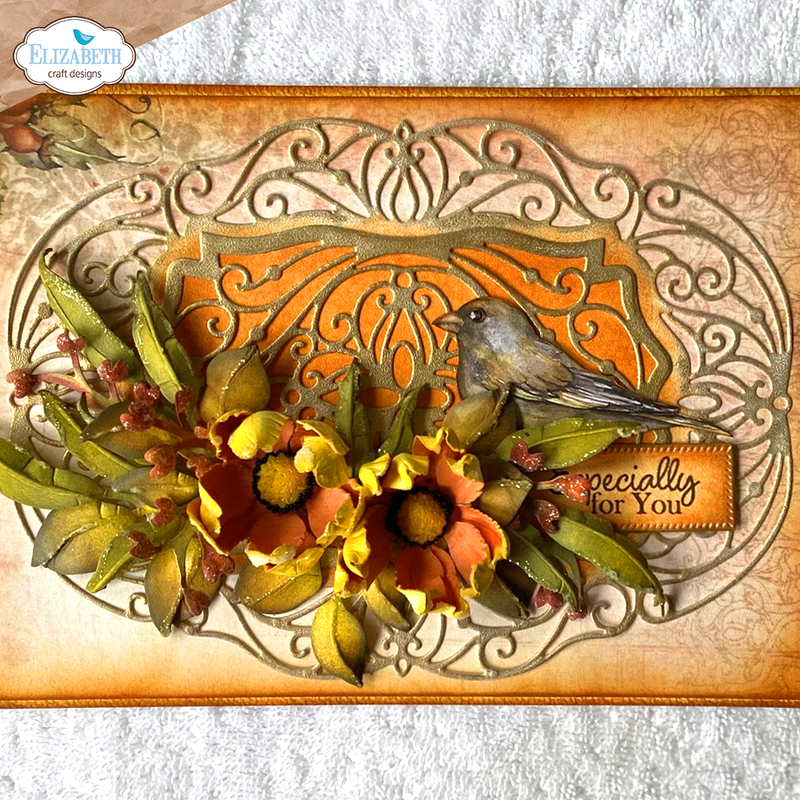 Elizabeth Craft Designs Die Set - Autumn Fancy Frame, 2185 by: Angelica Turner