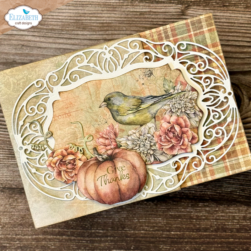 Elizabeth Craft Designs Die Set - Autumn Fancy Frame, 2185 by: Angelica Turner