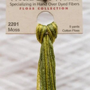 Weeks Dye Works 6-Strand Embroidery Floss 5yd - Moss, 2201