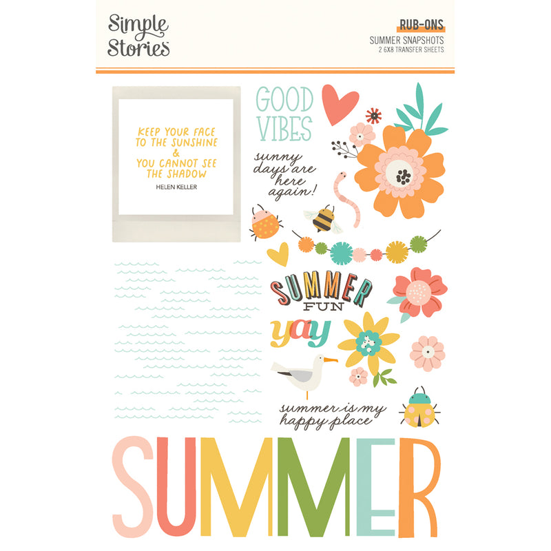Simple Stories Rub-ons - Summer Snapshots, SMS22022