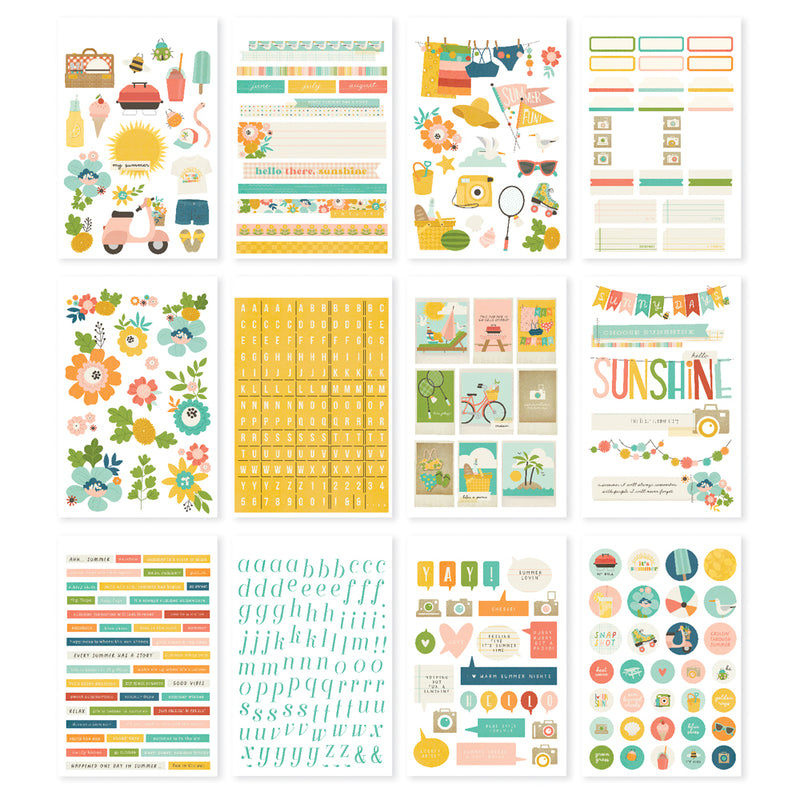 Simple Stories Sticker Book - Summer Snapshots, SMS22024