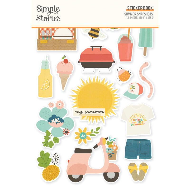 Simple Stories Sticker Book - Summer Snapshots, SMS22024