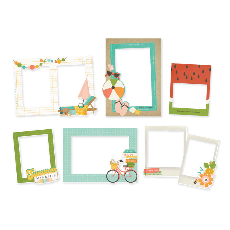 Simple Stories Chipboard Frames - Summer Snapshots, SMS22025