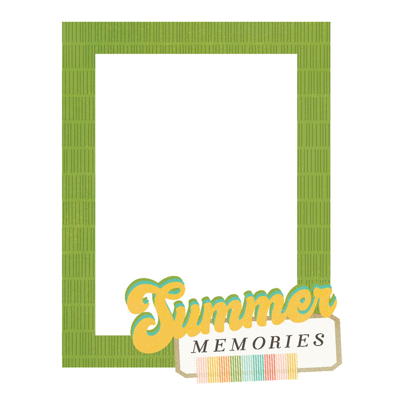 Simple Stories Chipboard Frames - Summer Snapshots, SMS22025