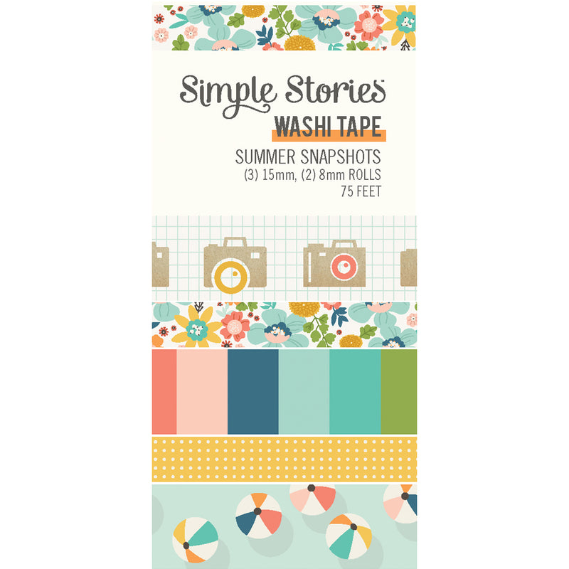 Simple Stories - Summer Snapshots Washi Tape, SMS22029