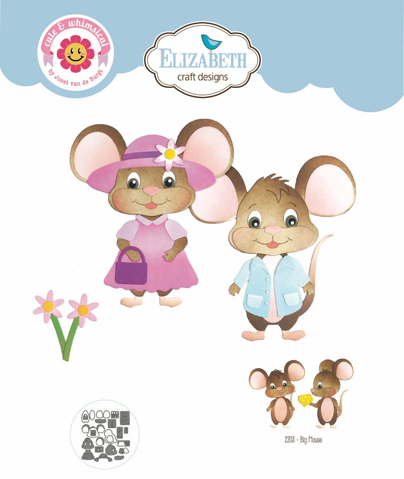 Elizabeth Craft Designs Die Set - Big Mouse, 2203