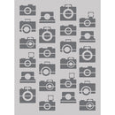 Simple Stories Stencil - Summer Snapshots, Cameras, SMS22030