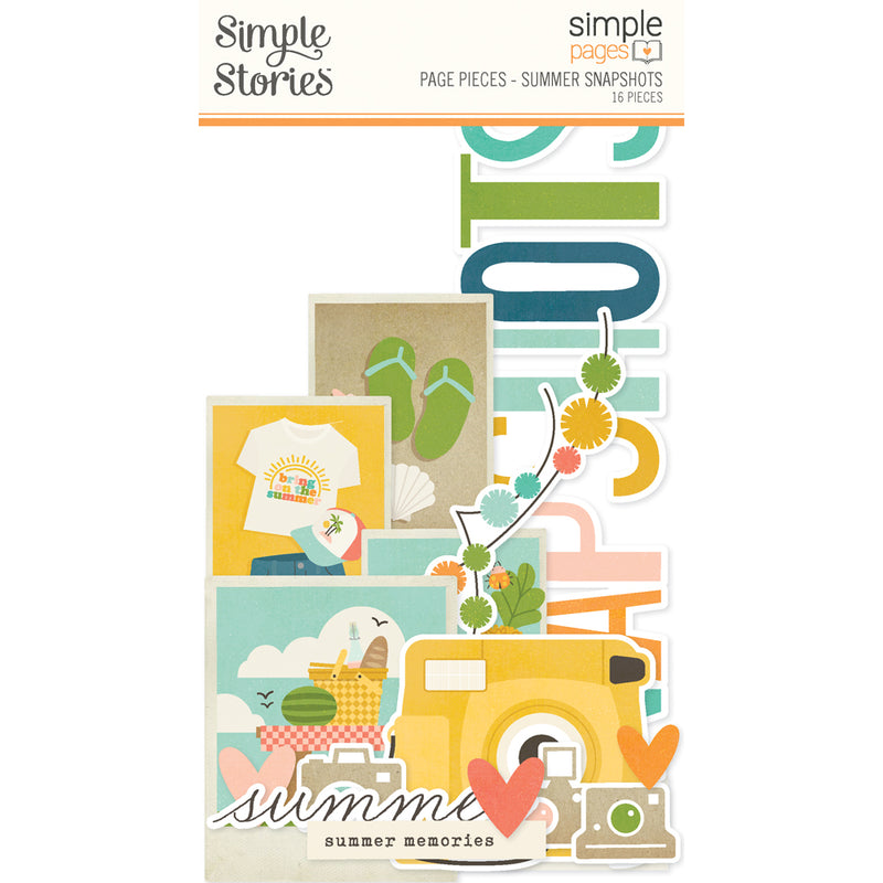 Simple Stories Simple Pages Page Pieces - Summer Snapshots, SMS22031