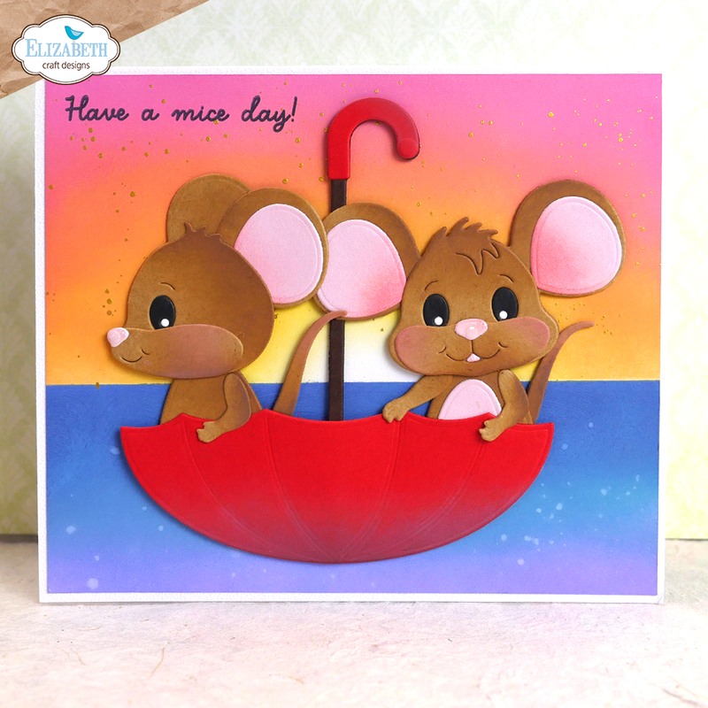 Elizabeth Craft Designs Die Set - Little  Mouse, 2204