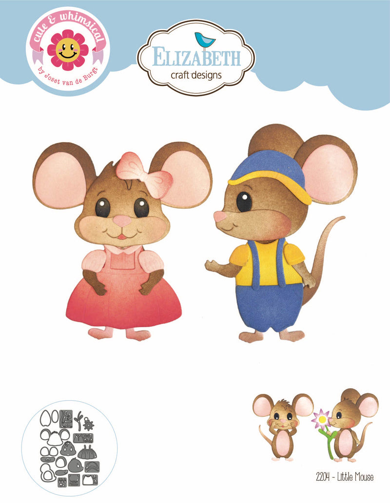 Elizabeth Craft Designs Die Set - Little  Mouse, 2204