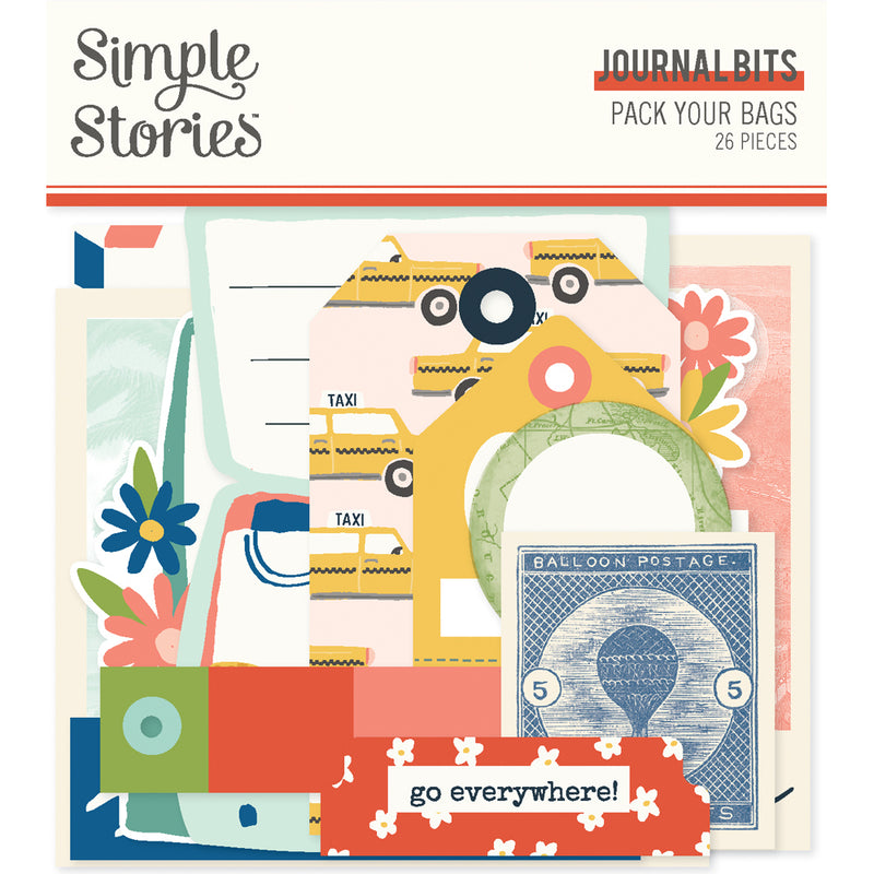 Simple Stories Journal Bits - Pack Your Bags, PYB22119