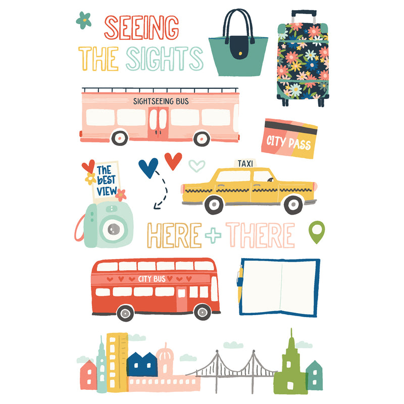 Simple Stories Sticker Book - Pack Your Bags, PYB22122