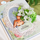 Elizabeth Craft Designs Die Set - Decorative Oval Frame, 2219 by Angelica Turner