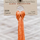 Weeks Dye Works 6-Strand Embroidery Floss 5yd - Carrot, ODF 2226