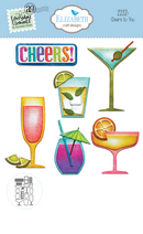 Elizabeth Craft Design Dies - Cheers to You, 2232