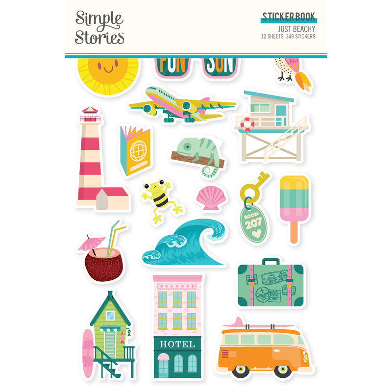 Simple Stories Sticker Book - Just Beachy, JBY22324