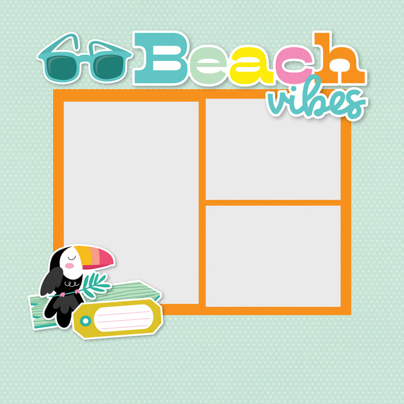 Simple Stories Simple Pages Page Pieces - Just Beachy, JBY22331