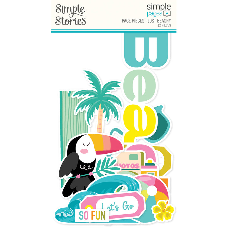 Simple Stories Simple Pages Page Pieces - Just Beachy, JBY22331