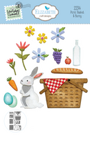 Elizabeth Craft Design Dies - Picnic Basket & Bunny, 2234