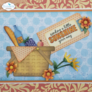 Elizabeth Craft Design Dies - Picnic Basket & Bunny, 2234