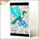 Elizabeth Craft Design Dies - Layered Hummingbird, 2235