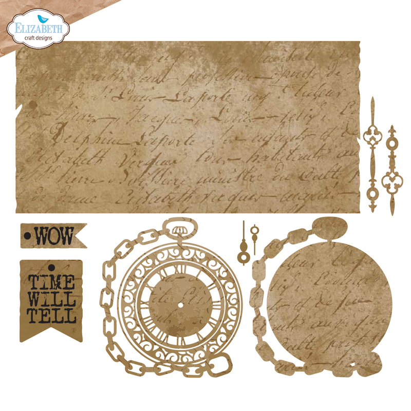 Elizabeth Craft Design Dies - Gentlemen's Timepiece, 2239