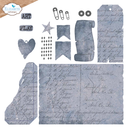 Elizabeth Craft Design Dies - Playful Grunge, 2241