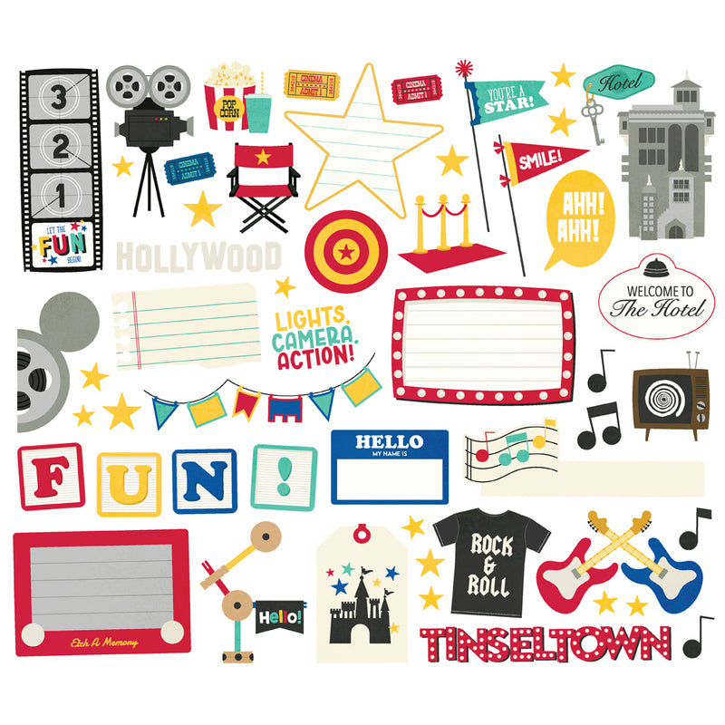 Simple Stories-  Bits & Pieces - Say Cheese Tinseltown, 22466