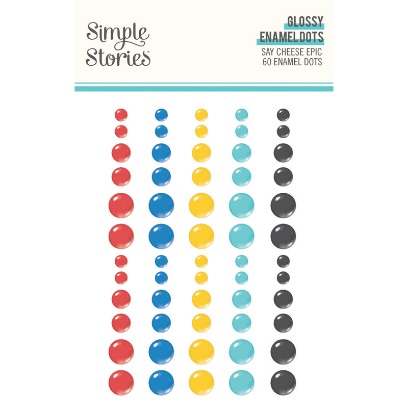 Simple Stories Enamel Dots - Say Cheese Epic, 22489