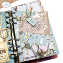 Elizabeth Craft Designs Die Set - Slanting Library Pocket w/Bag, 2255