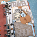 Elizabeth Craft Designs Die Set - Slanting Library Pocket w/Bag, 2255