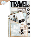 Elizabeth Craft Designs Die Set - Slanting Library Pocket w/Bag, 2255