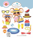 Elizabeth Craft Designs Die Set - Beach Accessories, 2257