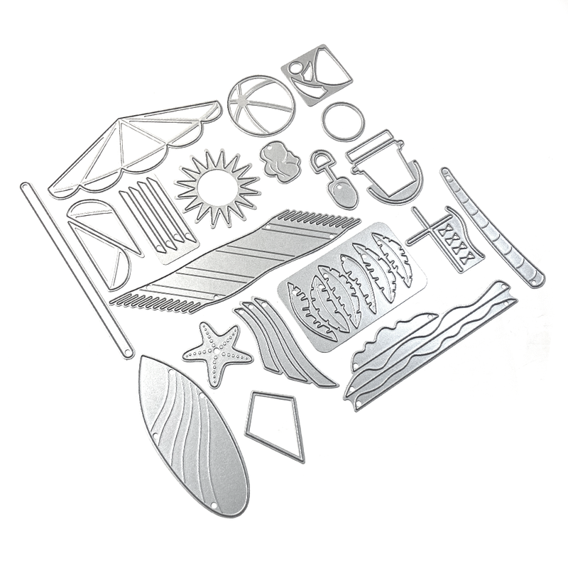 Elizabeth Craft Designs Die Set - Beach Scenery, 2258