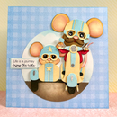 Elizabeth Craft Designs Die Set - Scooter w/Sidecar, 2259