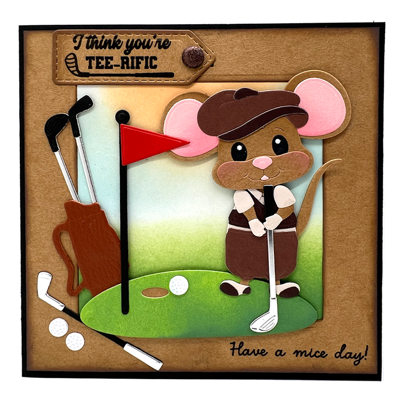 Elizabeth Craft Designs Die Set - Golf Accessories, 2260