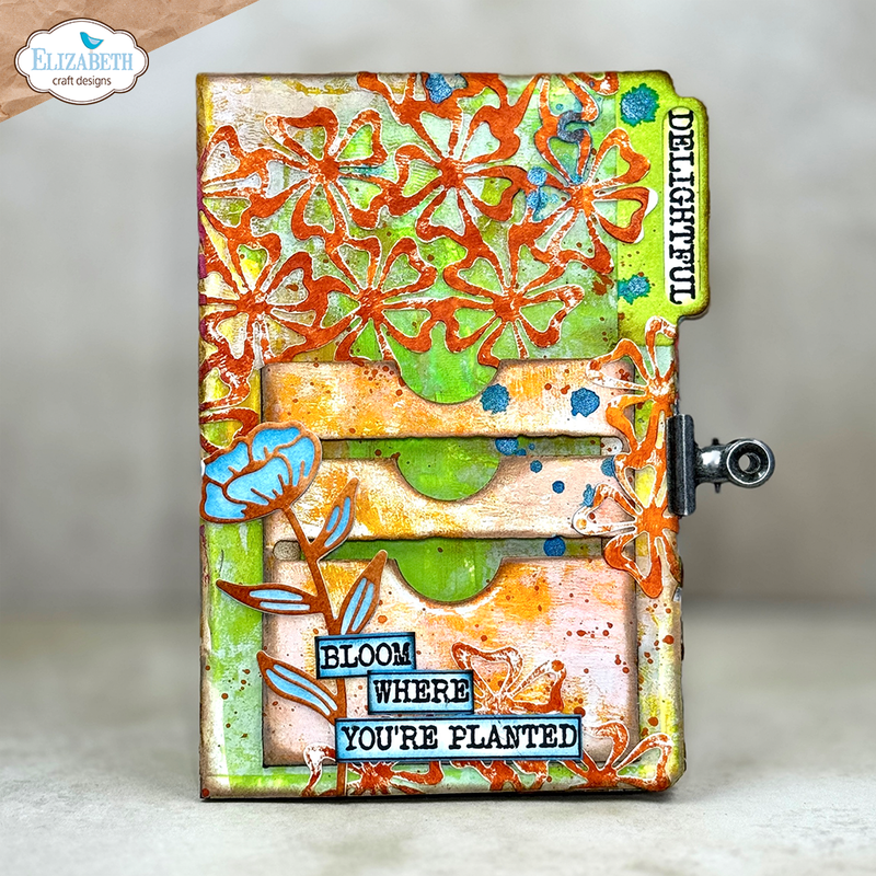 Elizabeth Craft Designs Die Set - Floral Slots File Folder, 2264